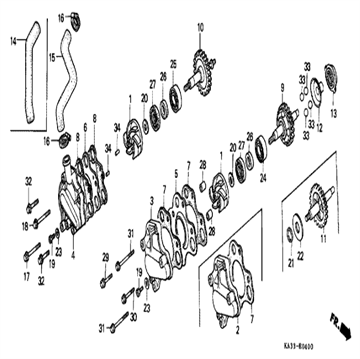 Bolt, Flange 6x75 Honda, 90015-KS6-700